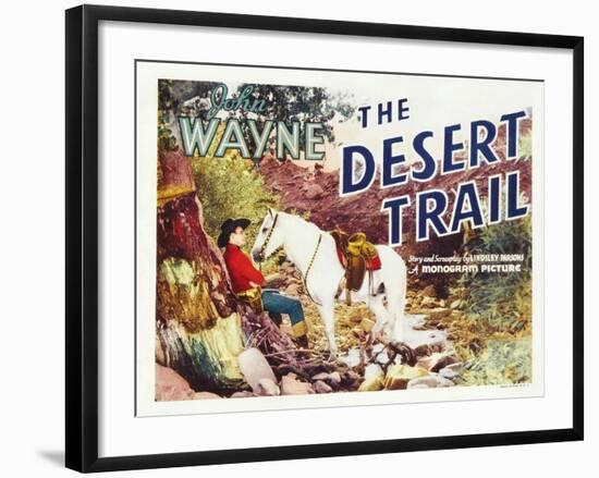 The Desert Trail, 1935-null-Framed Art Print