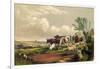 'The Deserted Village' by Oliver Goldsmith-Alexander Francis Lydon-Framed Giclee Print