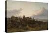 The Deserted Village (Goldsmith's)-James Holland-Stretched Canvas