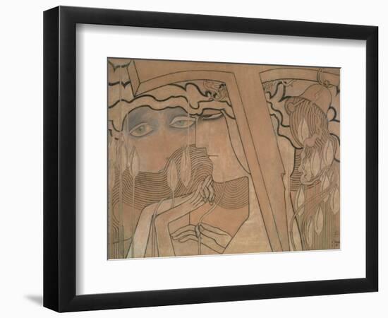 The Desire and the Satisfaction, 1893-Jan Theodore Toorop-Framed Giclee Print