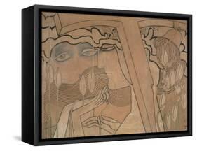 The Desire and the Satisfaction, 1893-Jan Theodore Toorop-Framed Stretched Canvas