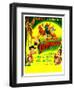 THE DESPERADOES, US poster, left from bottom: Guinn Williams, Glenn Ford, Randolph Scott,-null-Framed Art Print