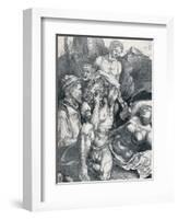 The Desperate Man, 1513-1517-Albrecht Dürer-Framed Giclee Print