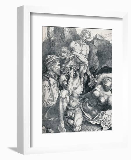 The Desperate Man, 1513-1517-Albrecht Dürer-Framed Giclee Print