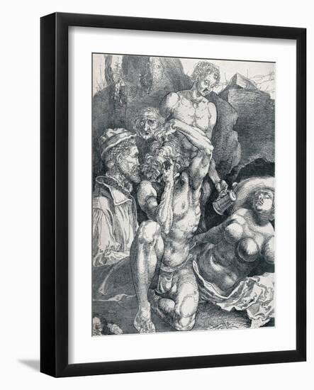 The Desperate Man, 1513-1517-Albrecht Dürer-Framed Giclee Print