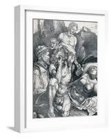 The Desperate Man, 1513-1517-Albrecht Dürer-Framed Giclee Print