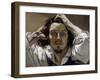 The Desperate Man (Self-Portrai)-Gustave Courbet-Framed Premium Giclee Print