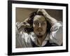 The Desperate Man (Self-Portrai)-Gustave Courbet-Framed Giclee Print