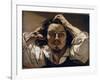 The Desperate Man (Self Portrait), 1843-45 (Oil on Canvas)-Gustave Courbet-Framed Giclee Print