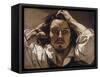 The Desperate Man (Self-Portrait) by Gustave Courbet-null-Framed Stretched Canvas