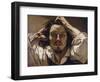 The Desperate Man (Self-Portrait) by Gustave Courbet-null-Framed Photographic Print