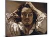 The Desperate Man (Self-Portrait) by Gustave Courbet-null-Mounted Photographic Print