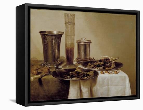 The Dessert, 1637-Willem Claesz. Heda-Framed Stretched Canvas
