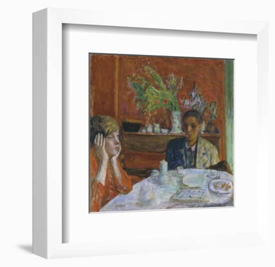 The Dessert, or After Dinner, c.1920-Pierre Bonnard-Framed Art Print