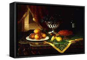 The Dessert Table, 1873 (Oil on Canvas)-Morston Constantine Ream-Framed Stretched Canvas