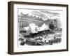 The Destroyed Vendome Column; Paris Commune, 1871-null-Framed Art Print