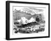 The Destroyed Vendome Column; Paris Commune, 1871-null-Framed Art Print