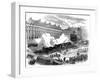 The Destroyed Vendome Column; Paris Commune, 1871-null-Framed Art Print