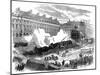 The Destroyed Vendome Column; Paris Commune, 1871-null-Mounted Art Print