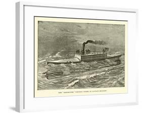 The "Destroyer", Torpedo Vessel of Captain Ericsson-null-Framed Giclee Print