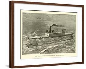 The "Destroyer", Torpedo Vessel of Captain Ericsson-null-Framed Giclee Print