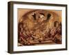 The Destroying Angel and Daemons of Evil Interrupting the Orgies of the Vicious and Intemperate-William Etty-Framed Giclee Print