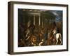 The Destruction and the Sack of the Temple of Jerusalem, 1625-26-Nicolas Poussin-Framed Giclee Print