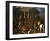 The Destruction and the Sack of the Temple of Jerusalem, 1625-26-Nicolas Poussin-Framed Giclee Print