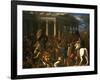 The Destruction and the Sack of the Temple of Jerusalem, 1625-26-Nicolas Poussin-Framed Giclee Print