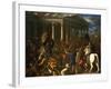 The Destruction and the Sack of the Temple of Jerusalem, 1625-26-Nicolas Poussin-Framed Giclee Print