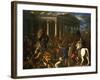 The Destruction and the Sack of the Temple of Jerusalem, 1625-26-Nicolas Poussin-Framed Giclee Print