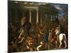 The Destruction and the Sack of the Temple of Jerusalem, 1625-26-Nicolas Poussin-Mounted Giclee Print