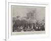 The Destruction by Fire of the Queen's Hotel, Farnborough, 14 March-null-Framed Giclee Print