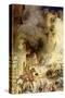 The Destruction of Jericho - Bible-William Brassey Hole-Stretched Canvas