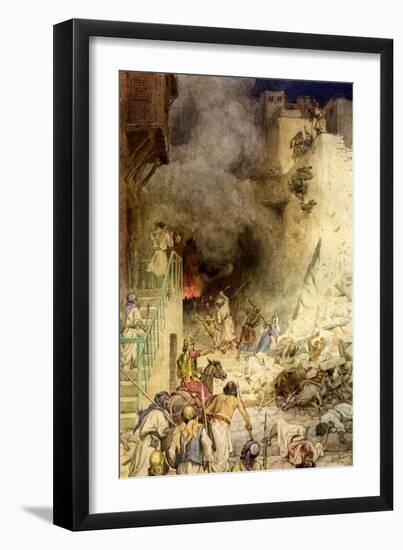 The Destruction of Jericho - Bible-William Brassey Hole-Framed Giclee Print