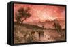 The Destruction of Jerusalem by Nebuzar-Adan-William Brassey Hole-Framed Stretched Canvas