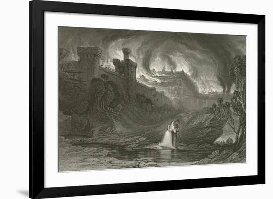 The Destruction of Jerusalem-John Martin-Framed Giclee Print