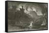 The Destruction of Jerusalem-John Martin-Framed Stretched Canvas