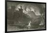 The Destruction of Jerusalem-John Martin-Framed Giclee Print