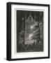 The Destruction of Old Saint Paul's Cathedral-J. Franklin-Framed Art Print