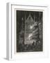 The Destruction of Old Saint Paul's Cathedral-J. Franklin-Framed Art Print