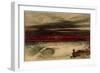 The Destruction of Pharaoh's Host, 1836 (W/C, Oil and Ink on Paper)-John Martin-Framed Giclee Print