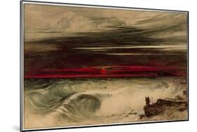 The Destruction of Pharaoh's Host, 1836 (W/C, Oil and Ink on Paper)-John Martin-Mounted Giclee Print