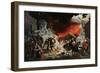 The Destruction of Pompeii in 79 AD-Karl Pawlowitsh Bruelow-Framed Giclee Print