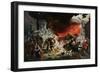 The Destruction of Pompeii in 79 AD-Karl Pawlowitsh Bruelow-Framed Giclee Print