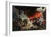 The Destruction of Pompeii in 79 AD-Karl Pawlowitsh Bruelow-Framed Giclee Print