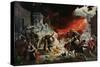 The Destruction of Pompeii in 79 AD-Karl Pawlowitsh Bruelow-Stretched Canvas
