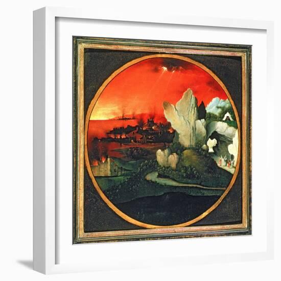 The Destruction of Sodom and Gomorrah, 16th Century-Joachim Patenir-Framed Giclee Print