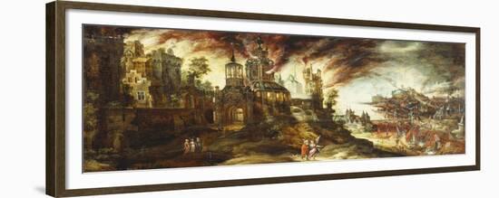 The Destruction of Sodom and Gomorrah-Kerstiaen De Keuninck-Framed Giclee Print