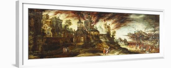 The Destruction of Sodom and Gomorrah-Kerstiaen De Keuninck-Framed Giclee Print